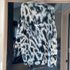 Torrid knit tie dye sweater
